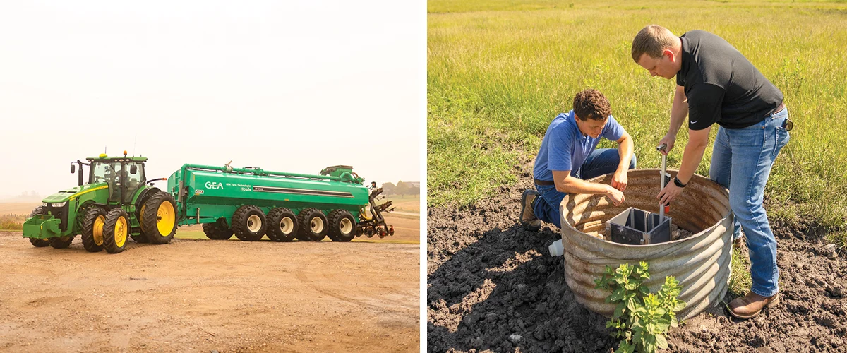 Manure Tank and Saturated Buffer