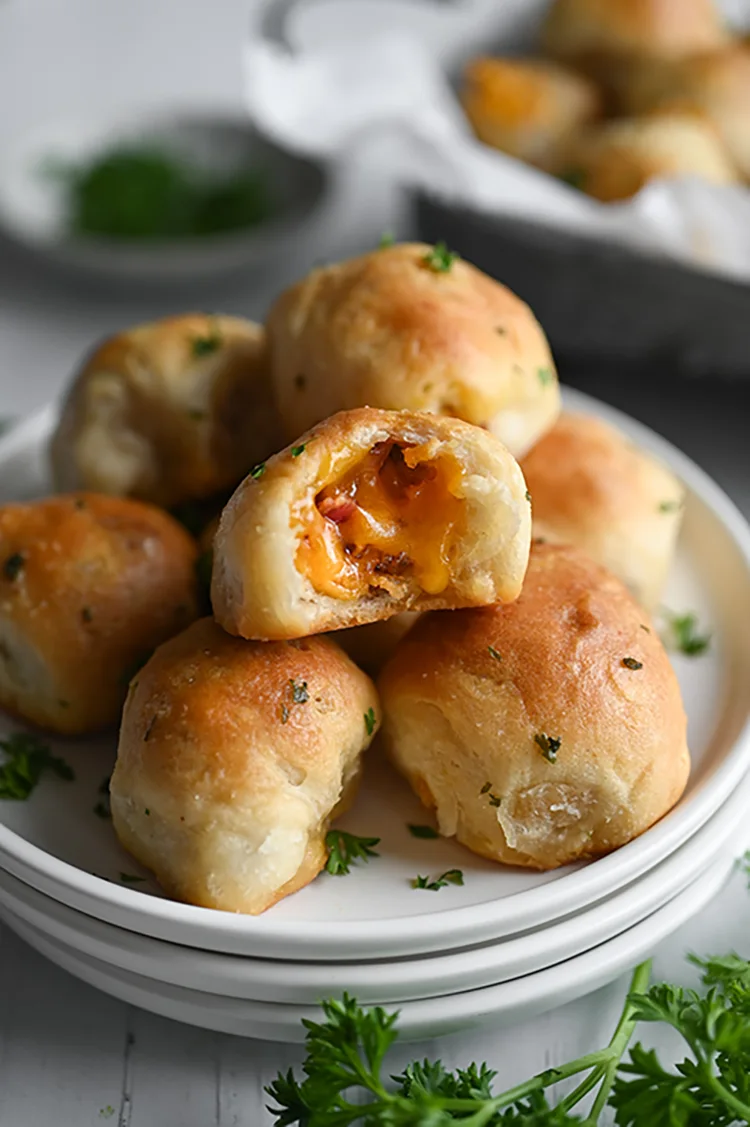 Bacon Cheddar Biscuit Bombs