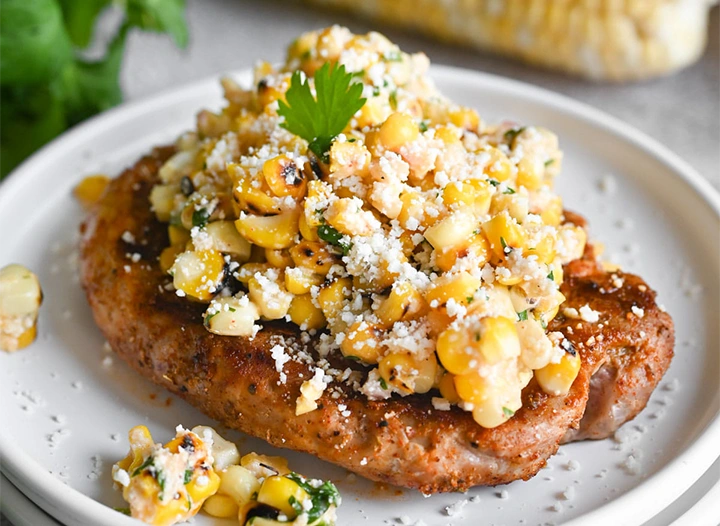 Street Corn Pork Chop