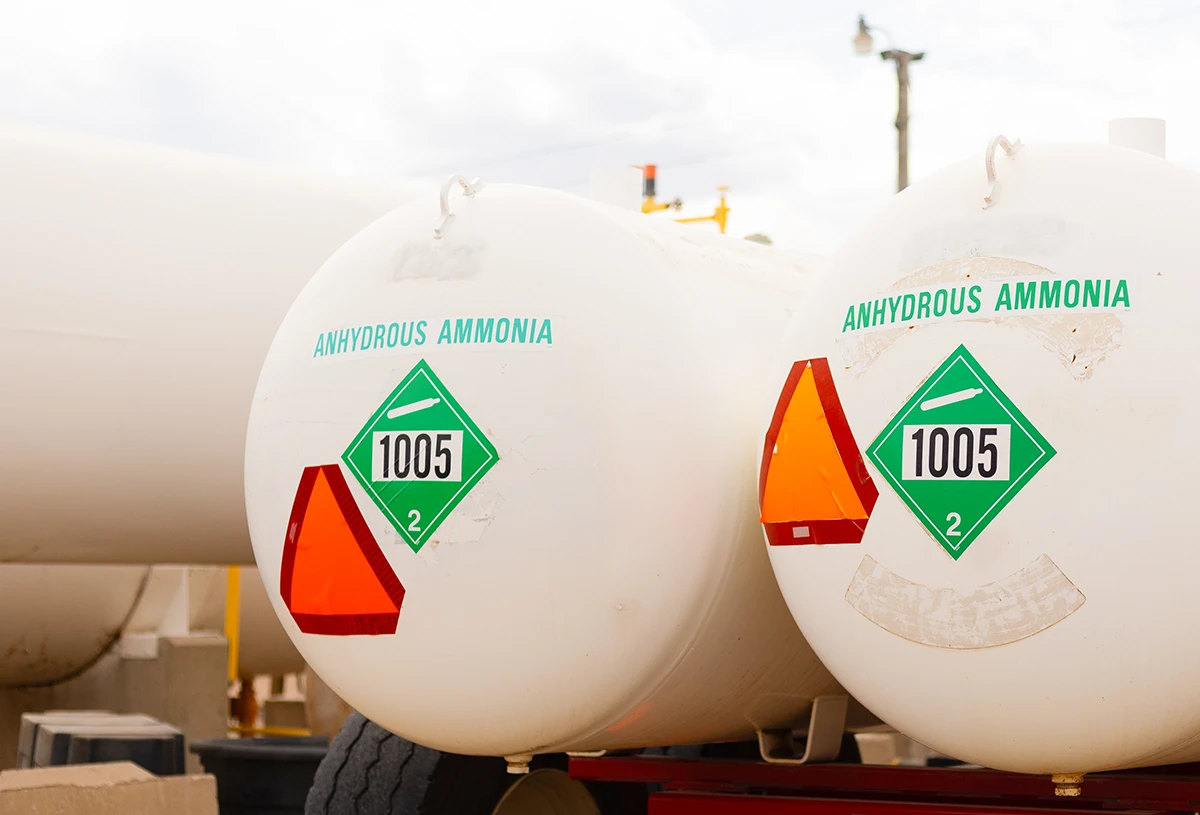 Anhydrous Tanks In Lot