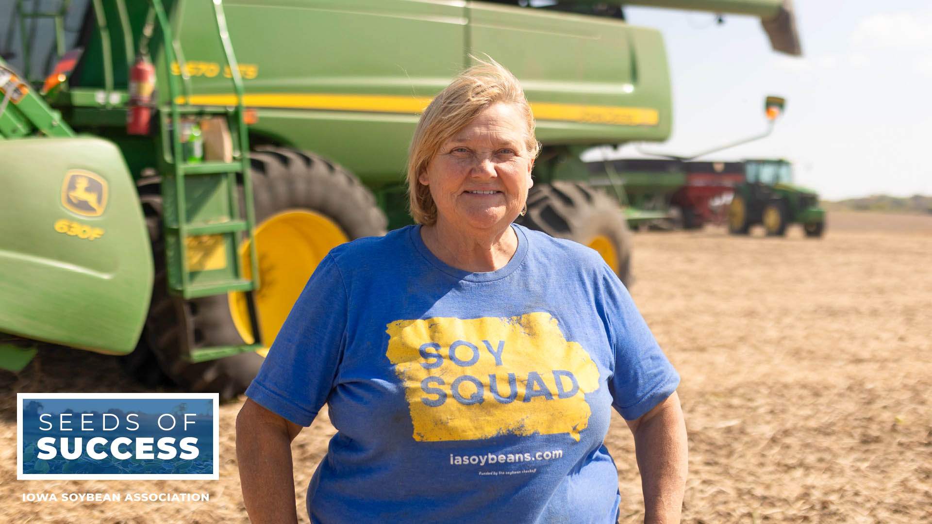Iowa soybean farmer April Hemmes