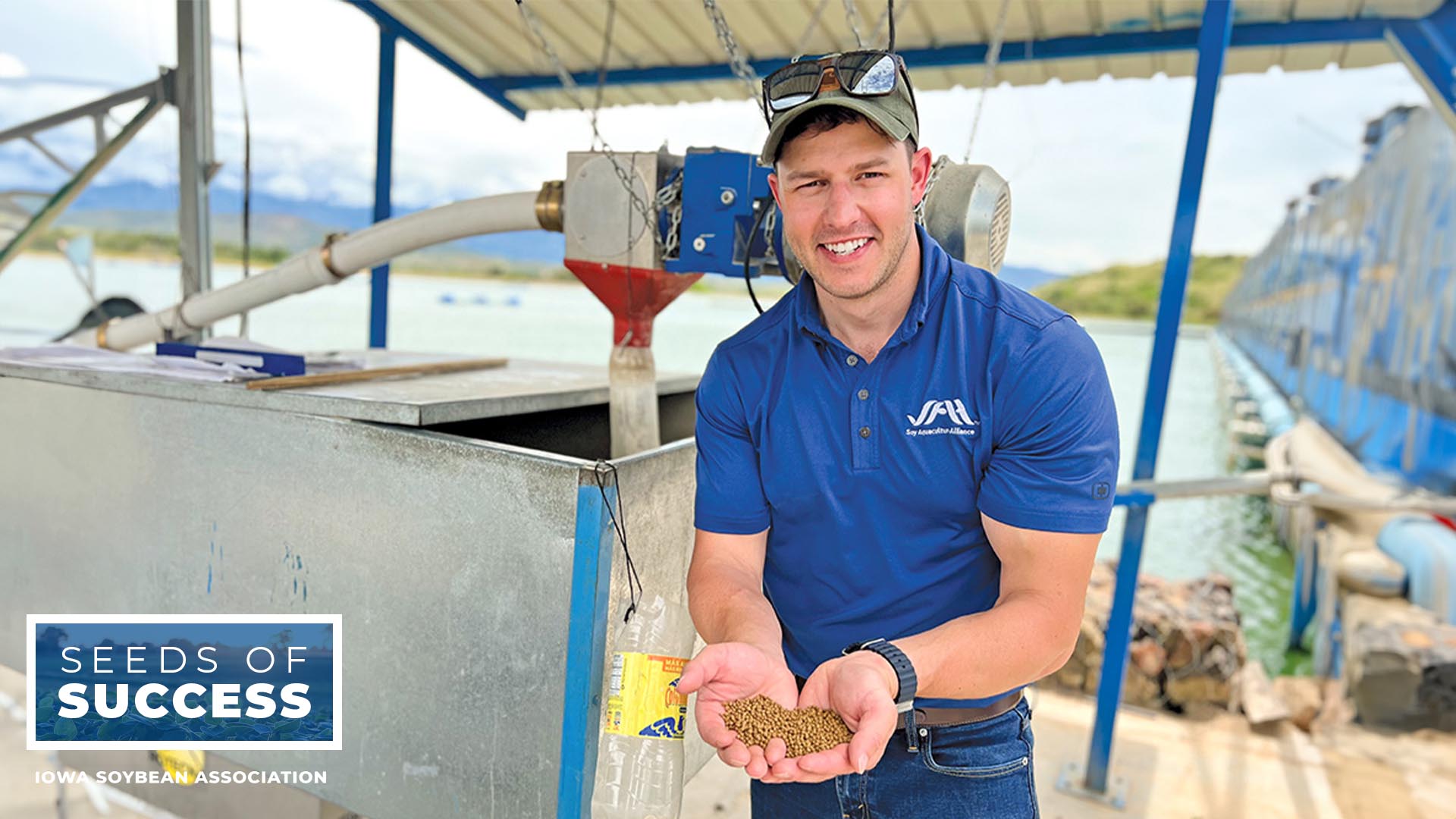 Easton Kuboushek executive director of the Soy Aquacult