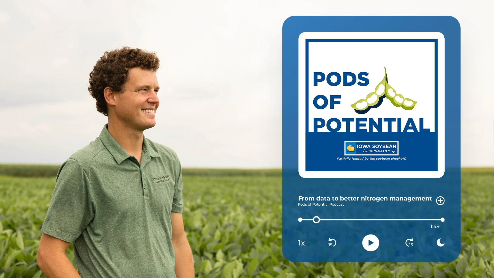 Agronomist Smiling in a Field