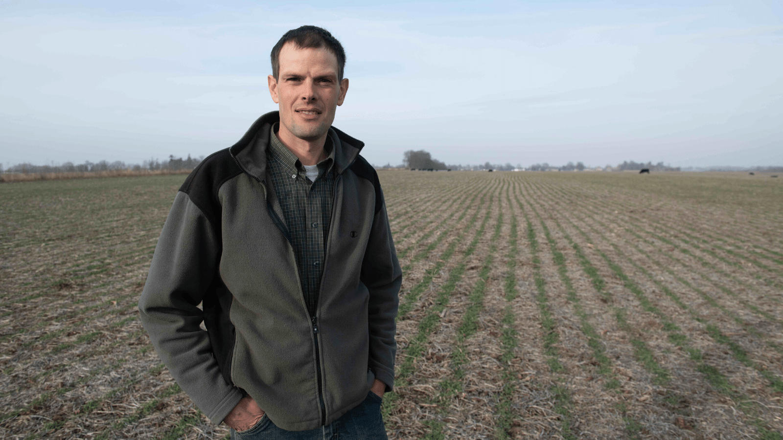 Dan De Vries of Prairie City received the Iowa Soybean 