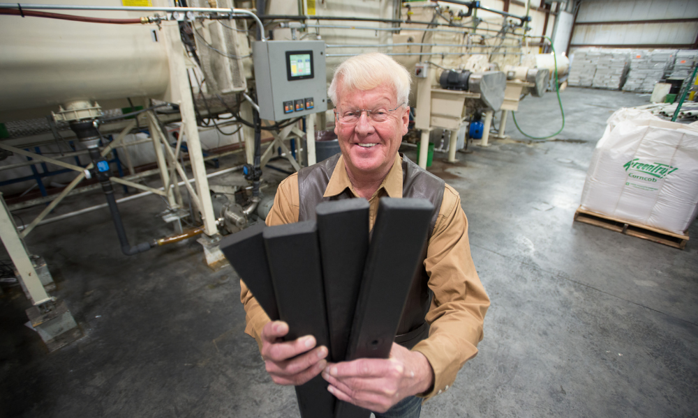 Ken Budke, owner of Natural Soy Products in Brooklyn