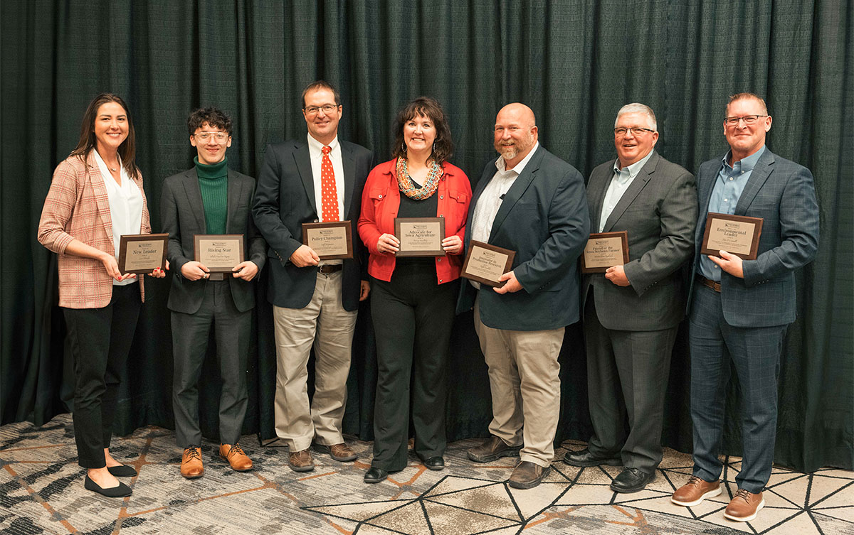 Seven ISA leadership award winners