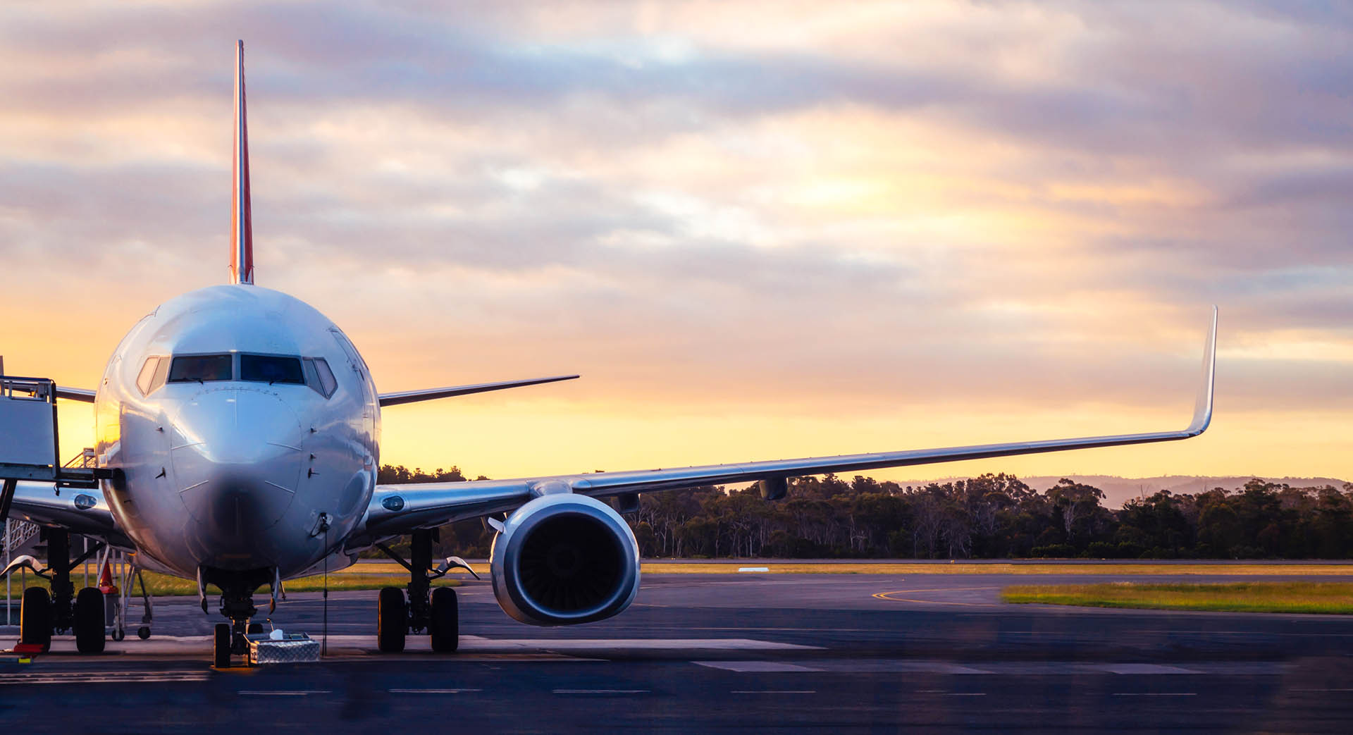 Airplane on runway