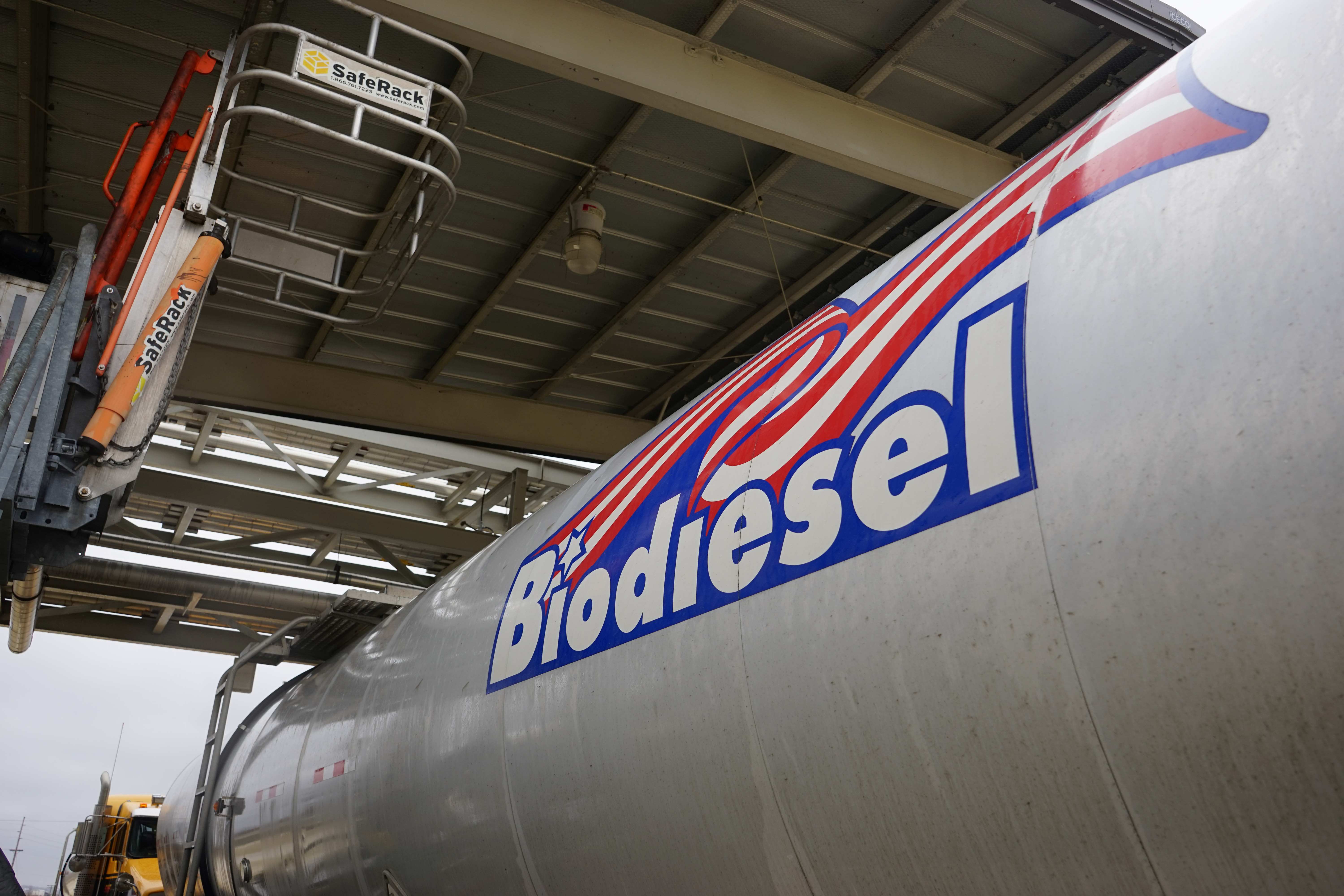 Biodiesel tank in storage