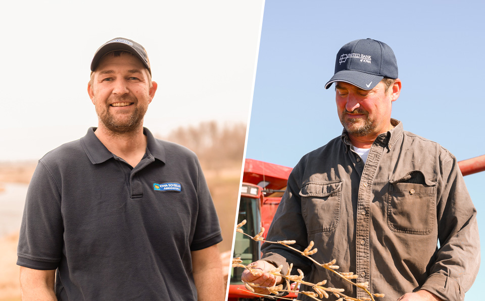 Iowa farmers Brent Renner and Tim Bardole