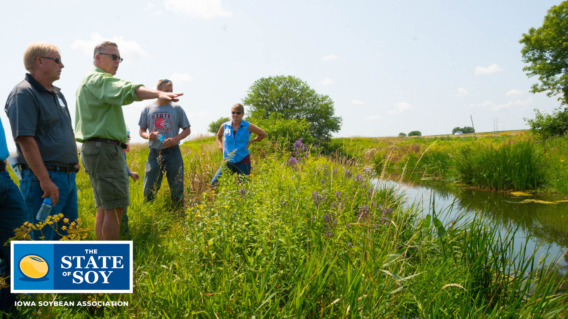 ACWA event near stream in Iowa