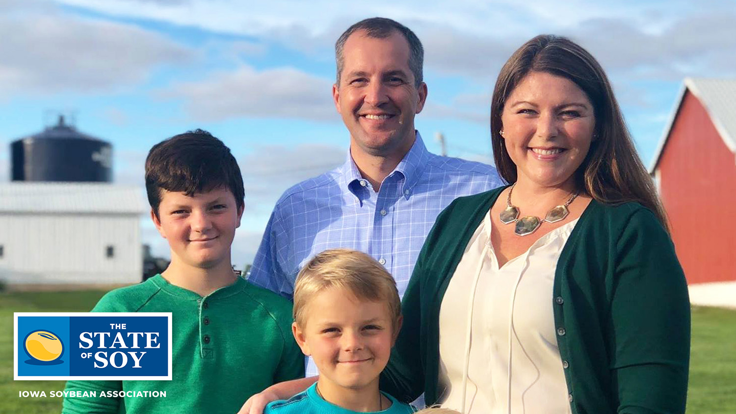 State official with his family