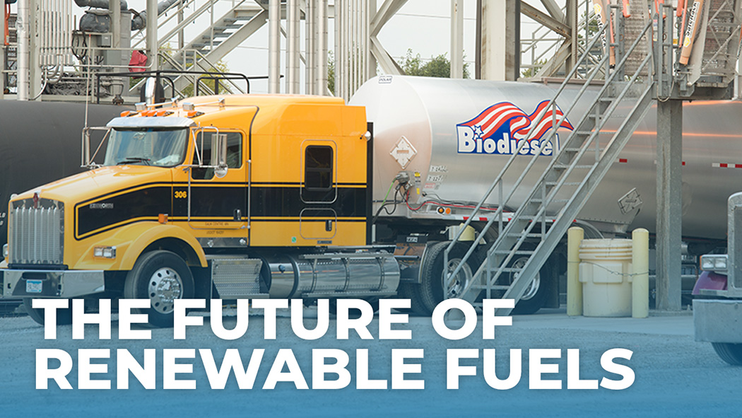 Big rig transporting biodiesel