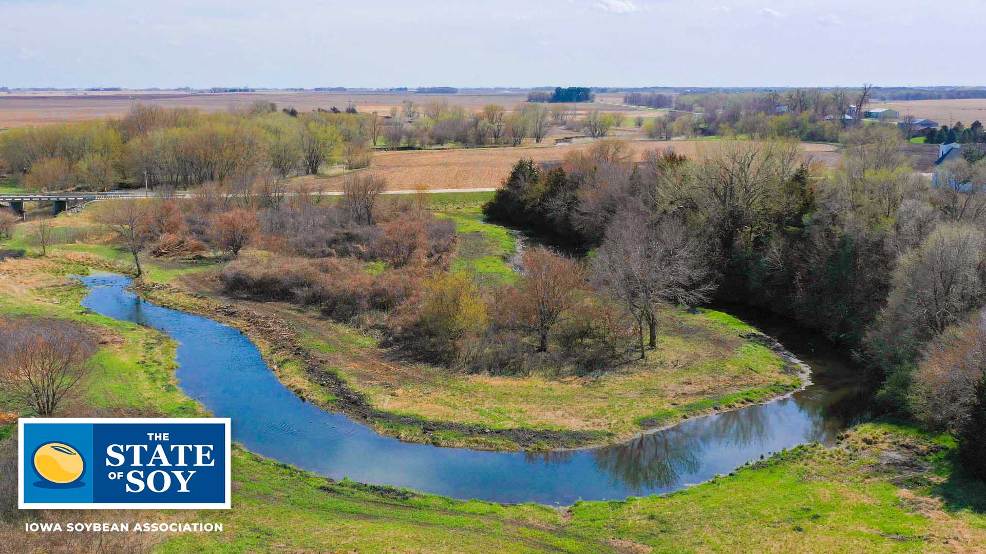 Old stream meander in Iowa