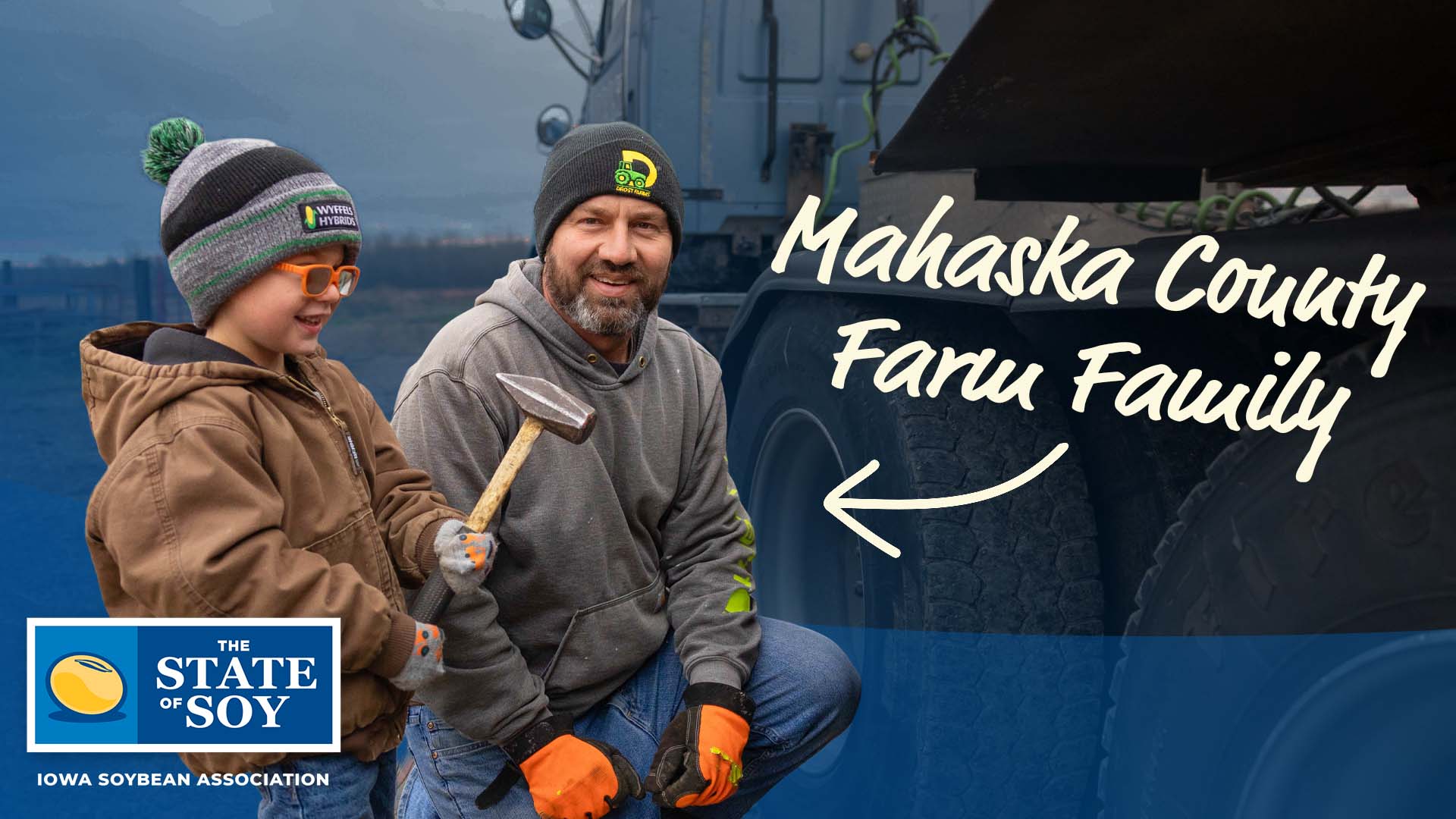 Jackson Drost and his son