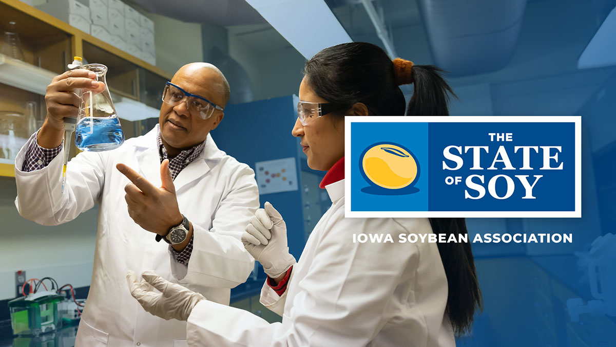 Dr. Walter Suza in research lab at Iowa State Universit