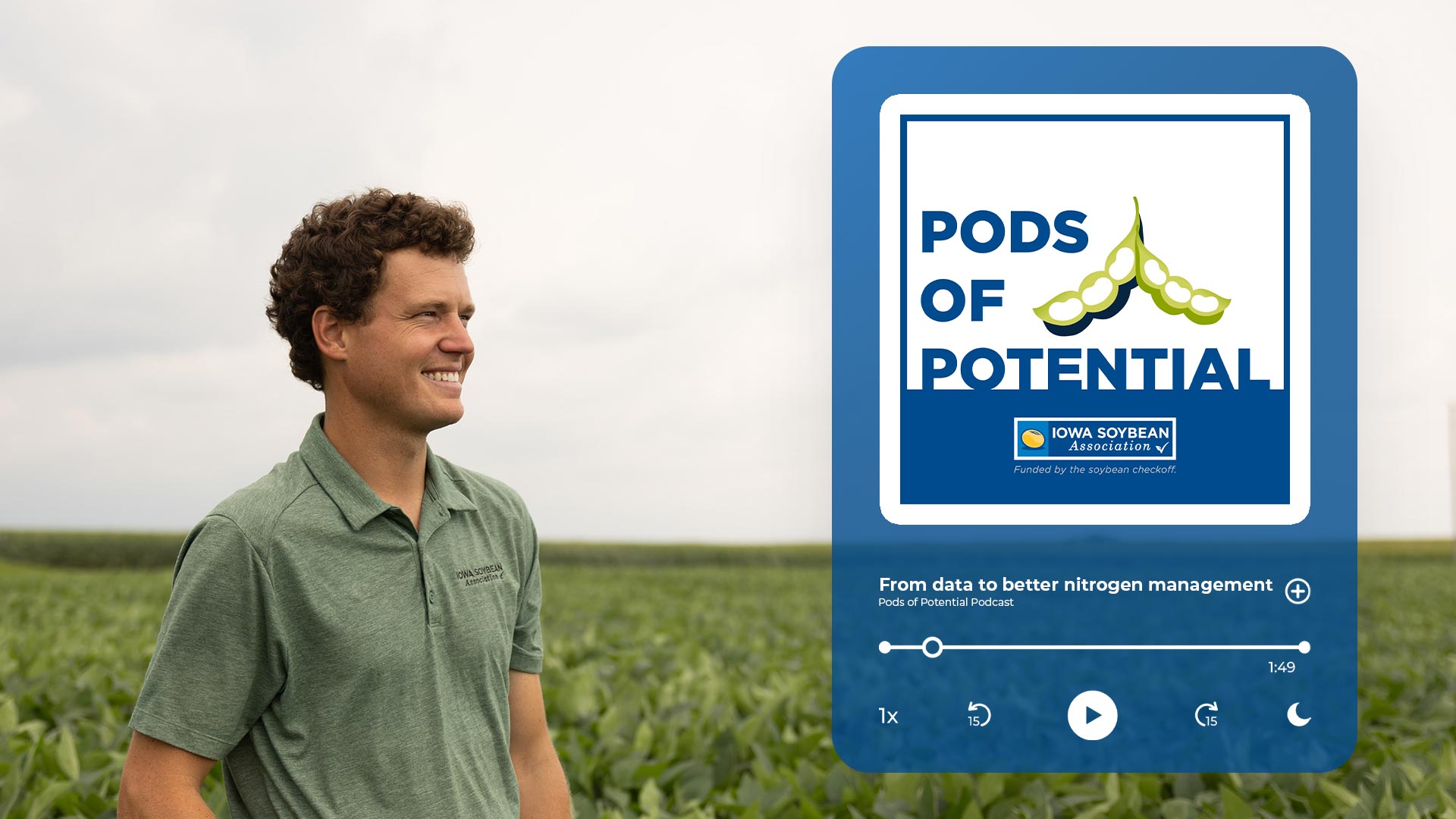 Agronomist Smiling in a Field