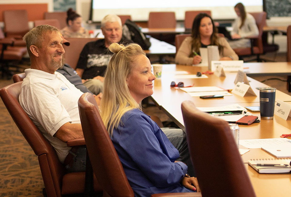 Aimee Bissell and Jeff Frank