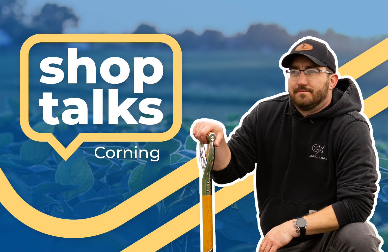 Logo for series of casual events around soybean researc