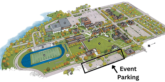 Parking Map Buena Vista University