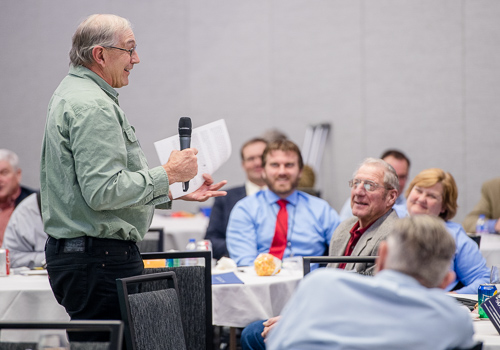 District Advisory Council members meet.