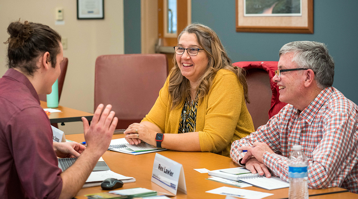 ISA Experience Class Participants Farmer members at Iowa Soybean Association program